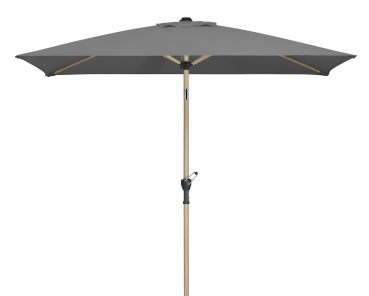 Schneider Stahl Kurbelschirm Cordoba 230x150cm knickbar Stock 38mm Anthrazit